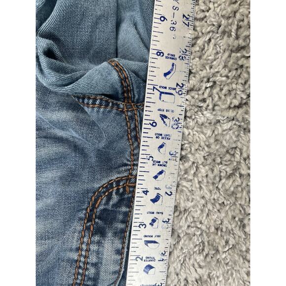 Womens Seven 7 for All Mankind Wide Leg Medium Wash Blue Denim Jeans Size 12 - Picture 7 of 7